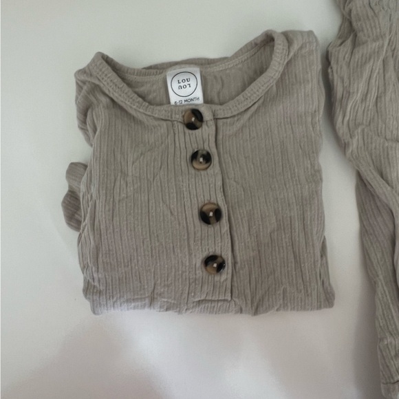 Lou lou and company noah ribbed top and bottom set - Picture 4 of 4